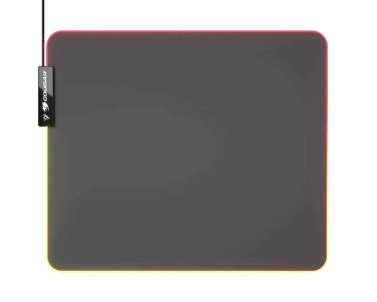 Cougar Neon RGB Gaming Mouse Pad - Enhanced Grip with Customizable Lighting Effects