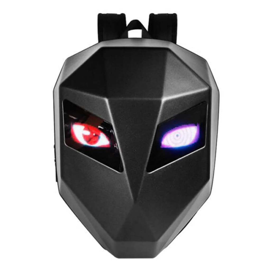 LOY LED Backpack Iron Man - Black | Bluetooth Controlled, Waterproof, with 32x32 Full Color Dot Matrix Display