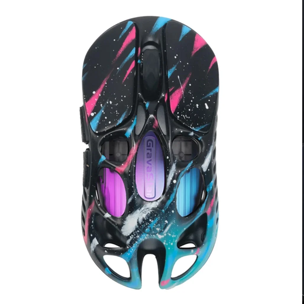 GravaStar Mercury X Pro 8KHz Wireless Gaming Mouse - Neon Graffiti