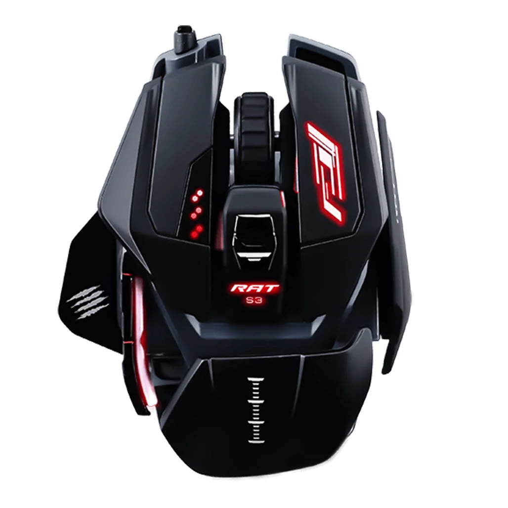 Mad Catz R.A.T. PRO S3 Optical Gaming Mouse - Lightweight RGB Gaming Mouse