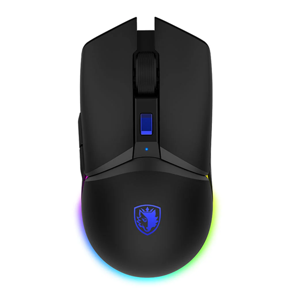 Sades Akimbo Wireless Gaming Mouse - 16000 DPI, RGB, Wireless & Wired