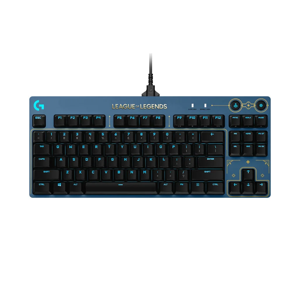 Logitech 920-010537 PRO TKL League of Legends Edition - Compact Wired Gaming Keyboard with GX Tactile Switches