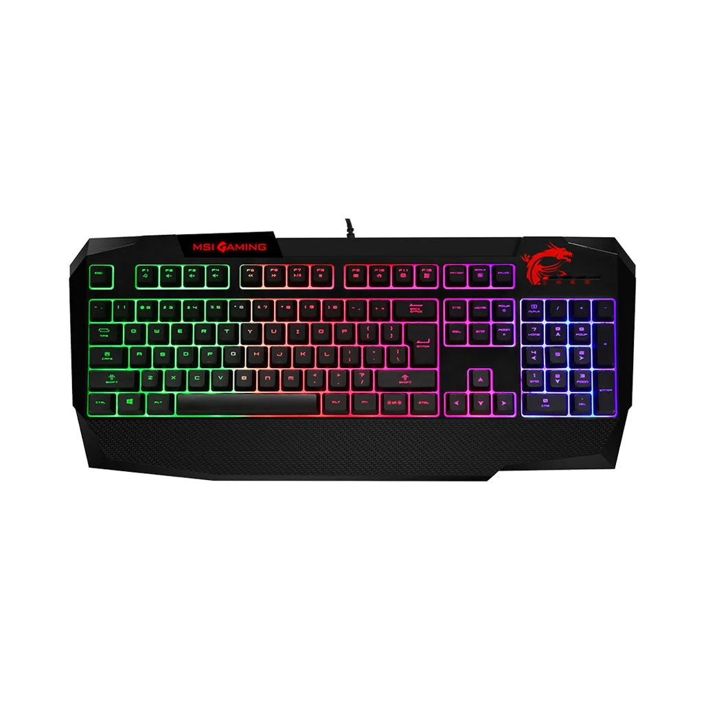 MSI Interceptor DS4200 - Full-Size Wired Gaming Keyboard