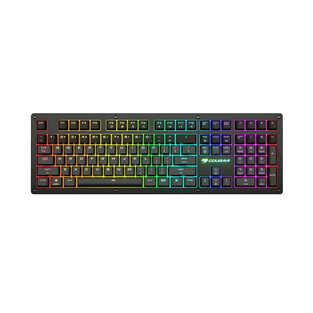 Cougar Puri RGB Mechanical Gaming Keyboard - Blue Switches with Customizable Backlighting