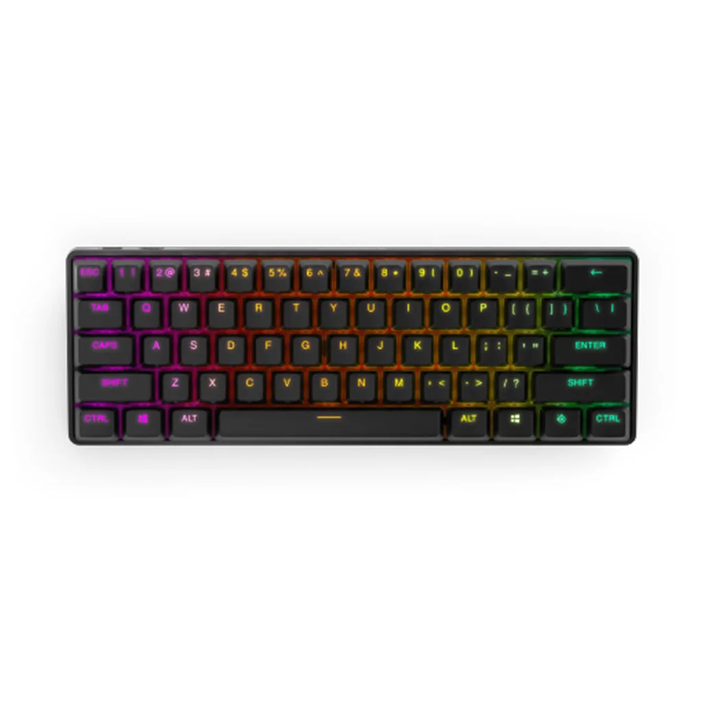 SteelSeries Apex Pro Mini Wireless - Compact Gaming Keyboard with Adjustable OmniPoint Switches