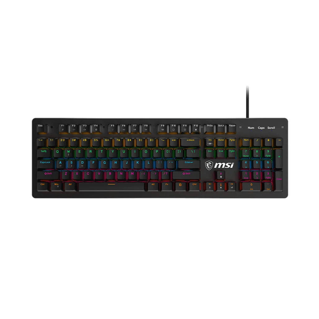 MSI FORGE GK300 Mechanical Gaming Keyboard - Blue Switches