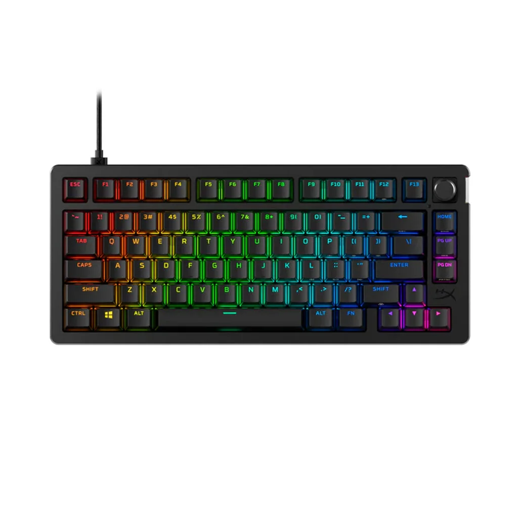 HyperX Alloy Rise 75 - Ultra-Customizable 75% Mechanical Gaming Keyboard with Red Switch