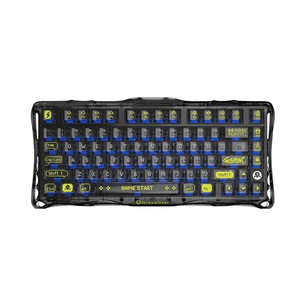 GravaStar Mercury K1 Lite - 75% Mechanical Gaming Keyboard - Linear Switches