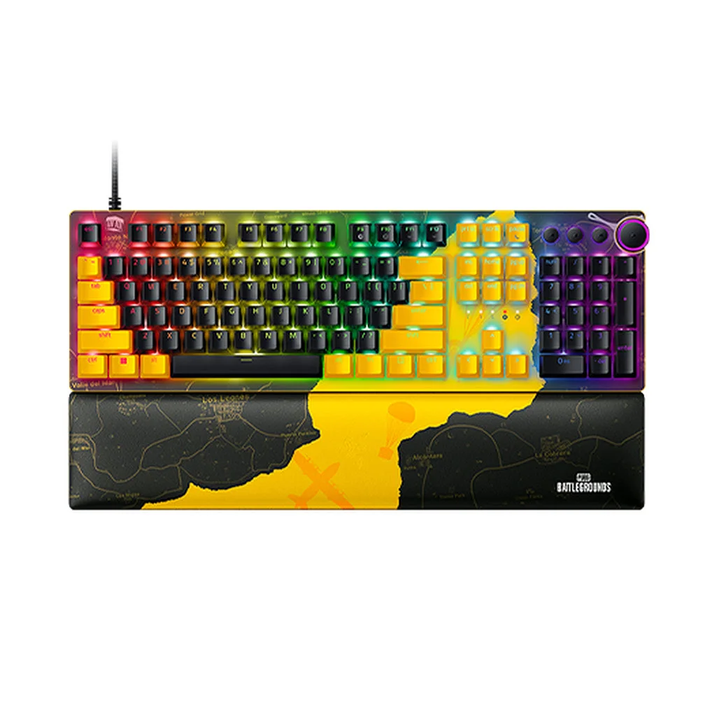Razer Huntsman V2 Optical Gaming Keyboard - Linear Optical Switch - PUBG: BATTLEGROUNDS Edition