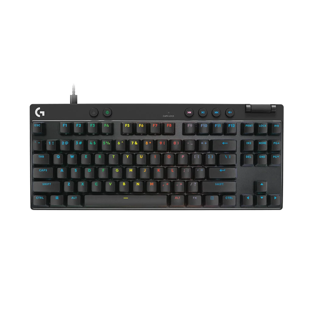 Logitech PRO X TKL RAPID - Wired Gaming Keyboard- Analog Switches