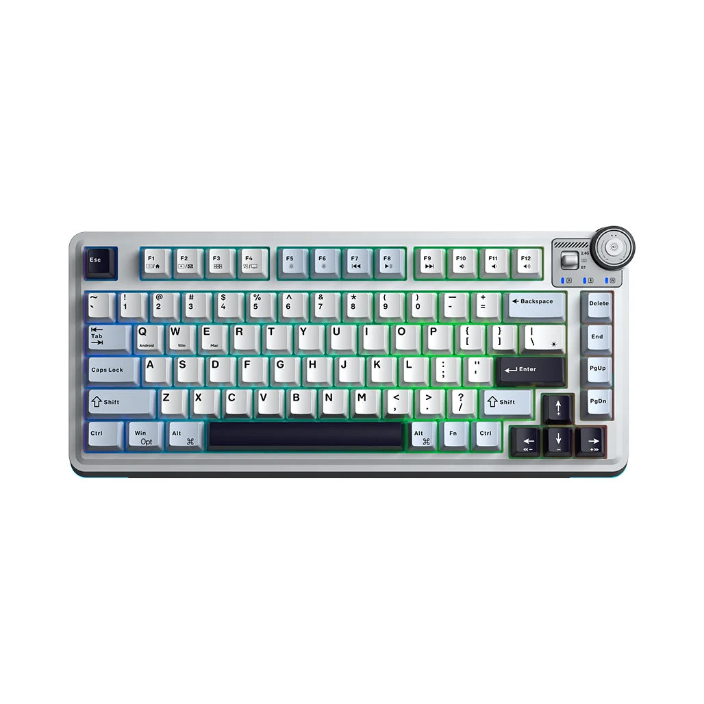 Aula AU75 - Gasket 3-Mode Mechanical Keyboard - Star vector switch
