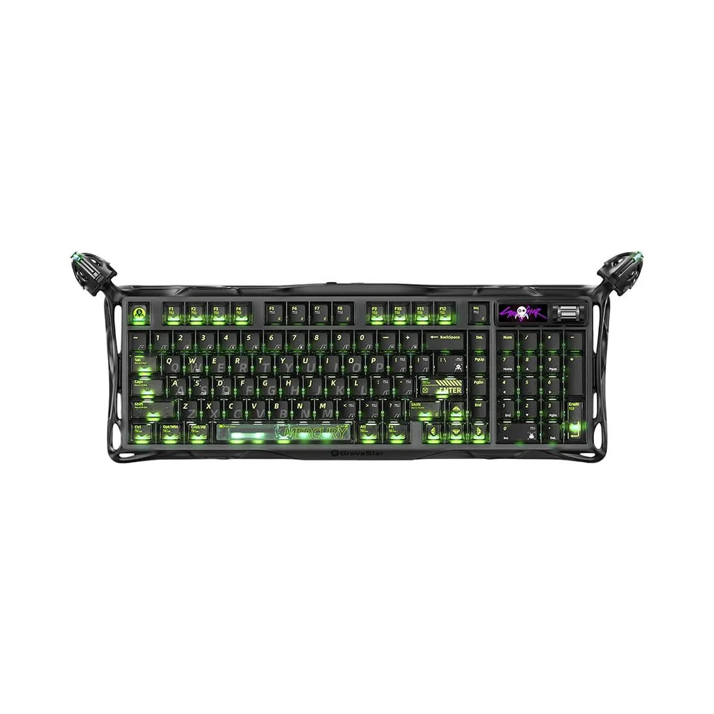 GravaStar Mercury K98 Pro - Mechanical Gaming Keyboard - Phantom Black