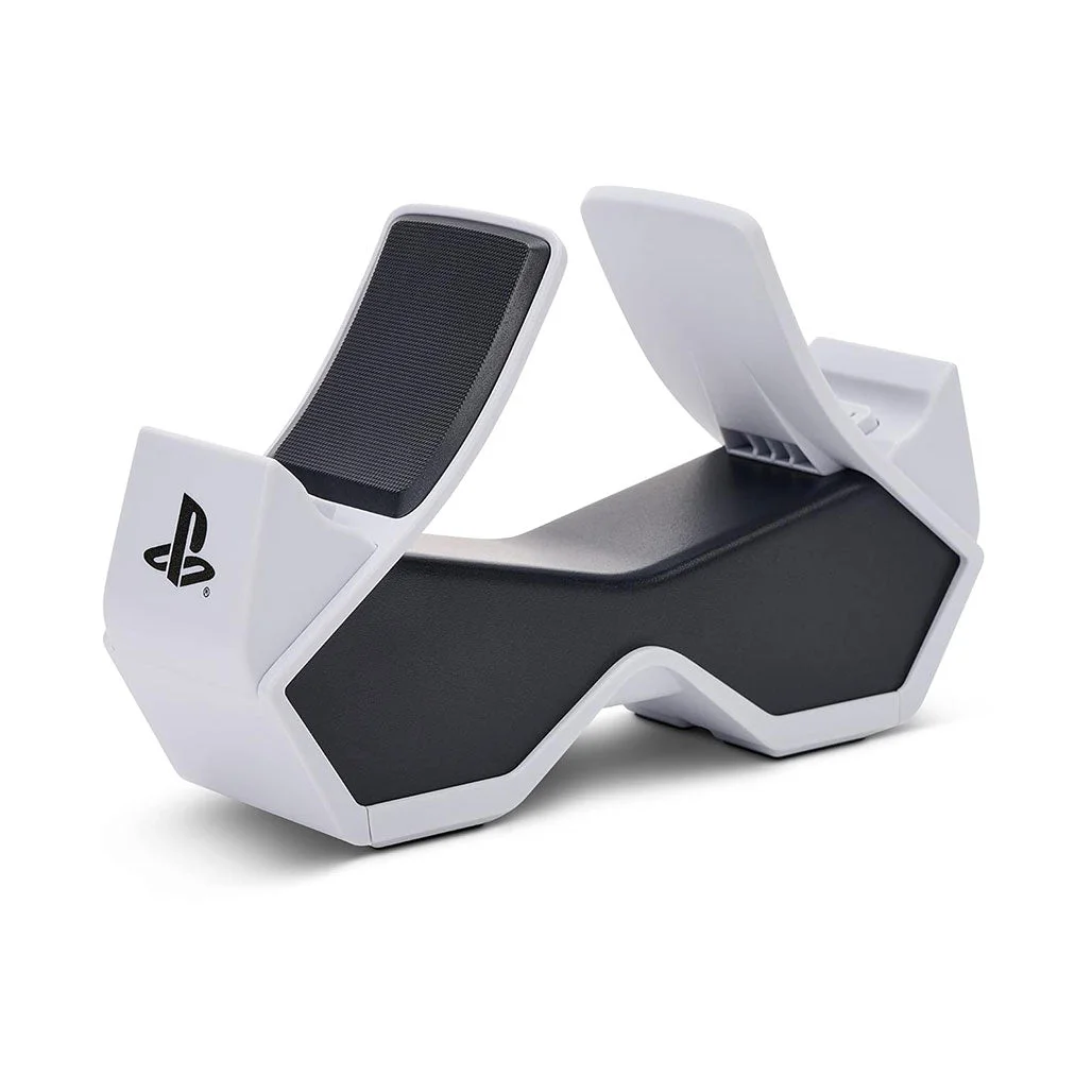 PowerA Twin Charging Station for DualSense Wireless Controllers - Officially Licensed for PS5, AC Powered, LED Indicator