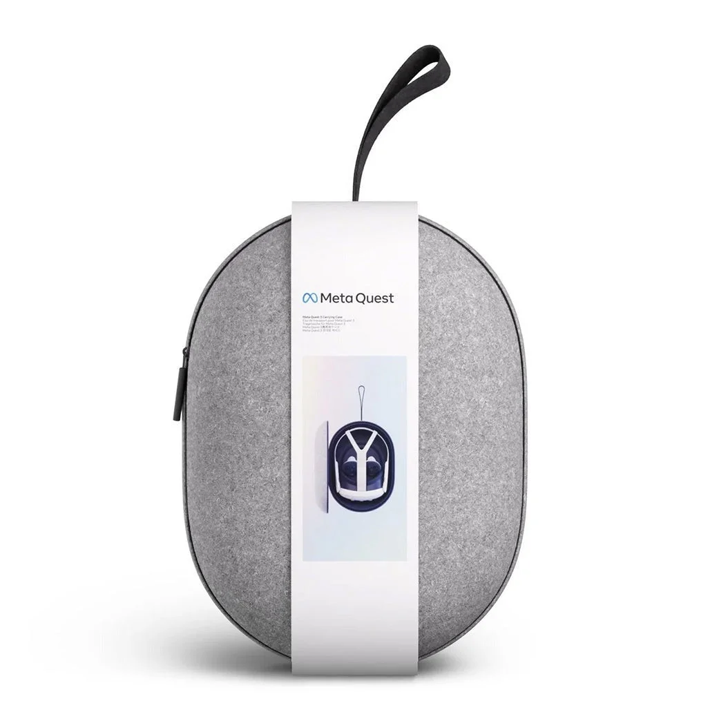 Meta Quest 3 Carrying Case Light Gray