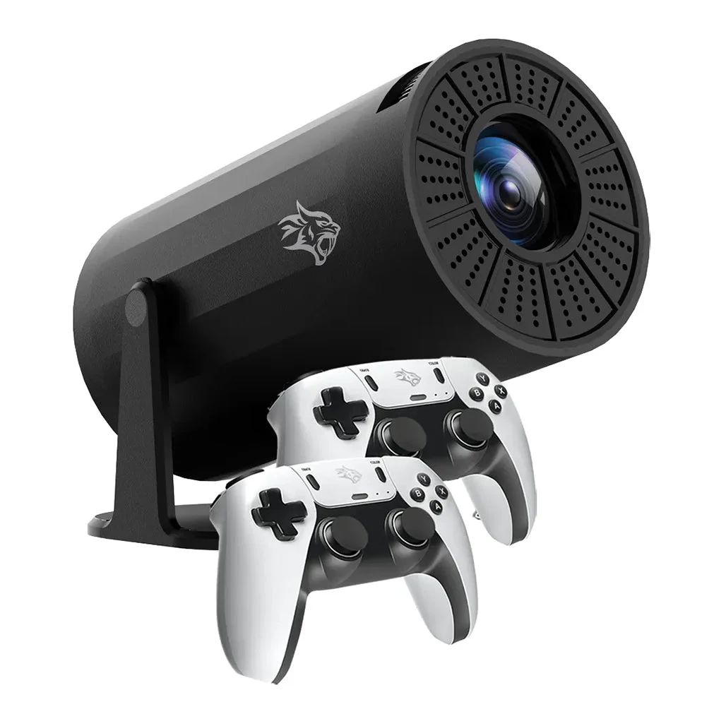 Porodo Gaming Projector with Wireless Controllers - Black