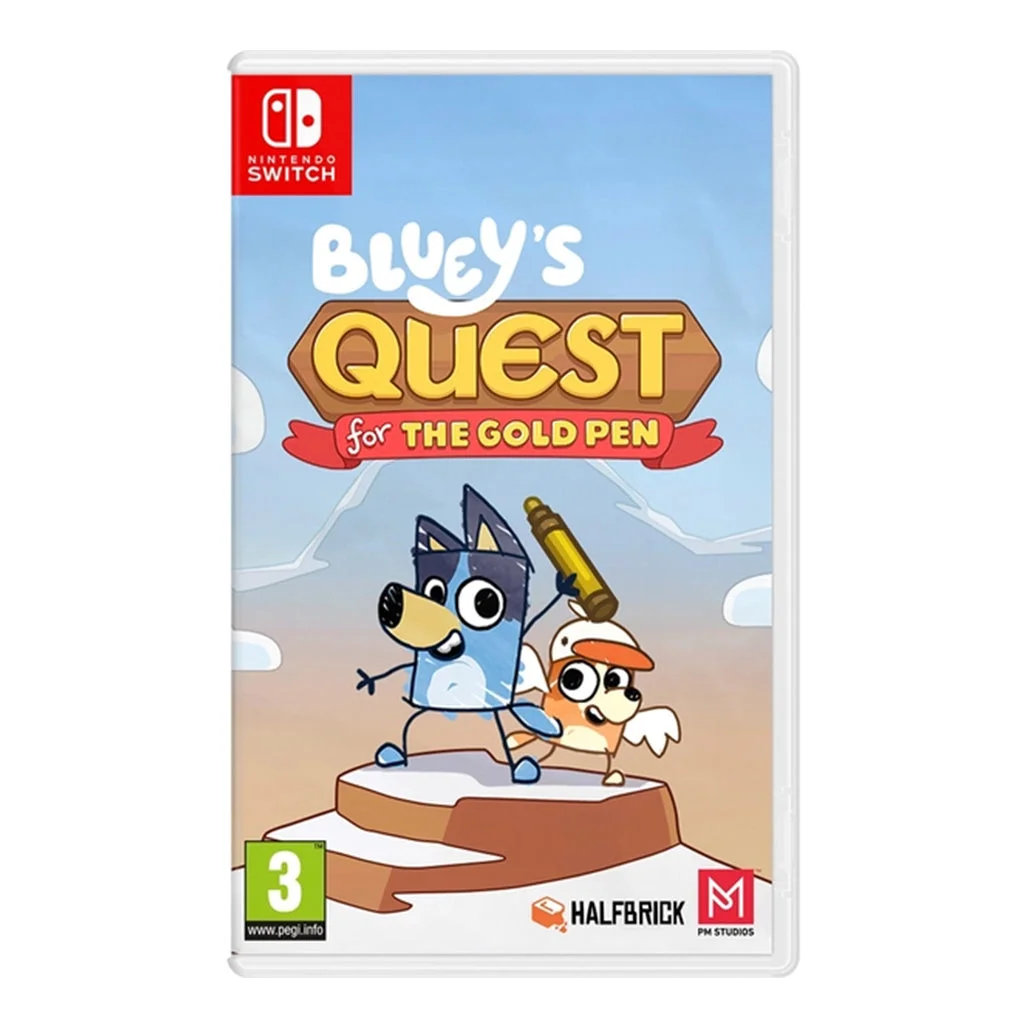 Bluey's Quest for the Gold Pen for Nintendo Switch