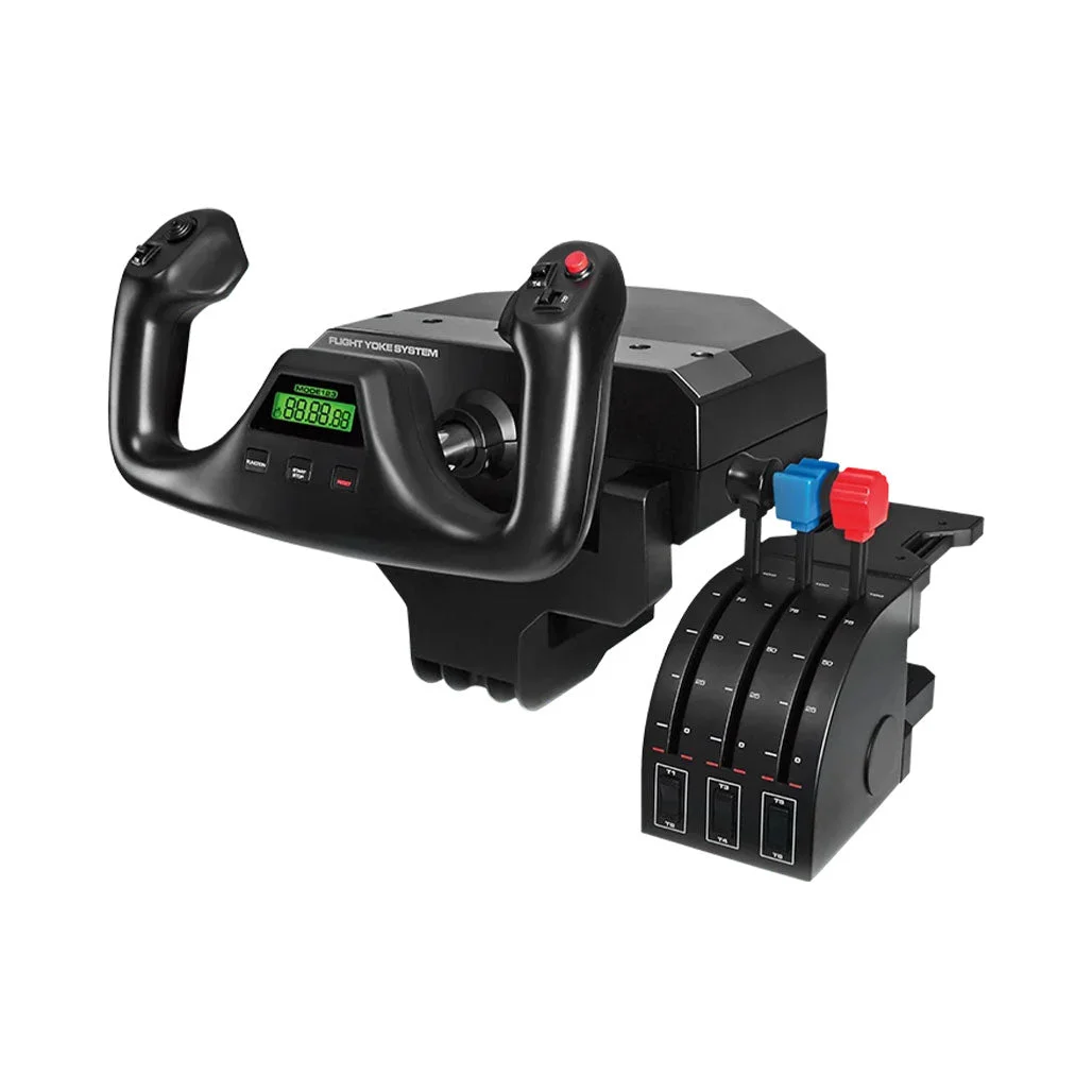 Logitech 945-000004 Flight Yoke System - Authentic Flight Simulation Experience