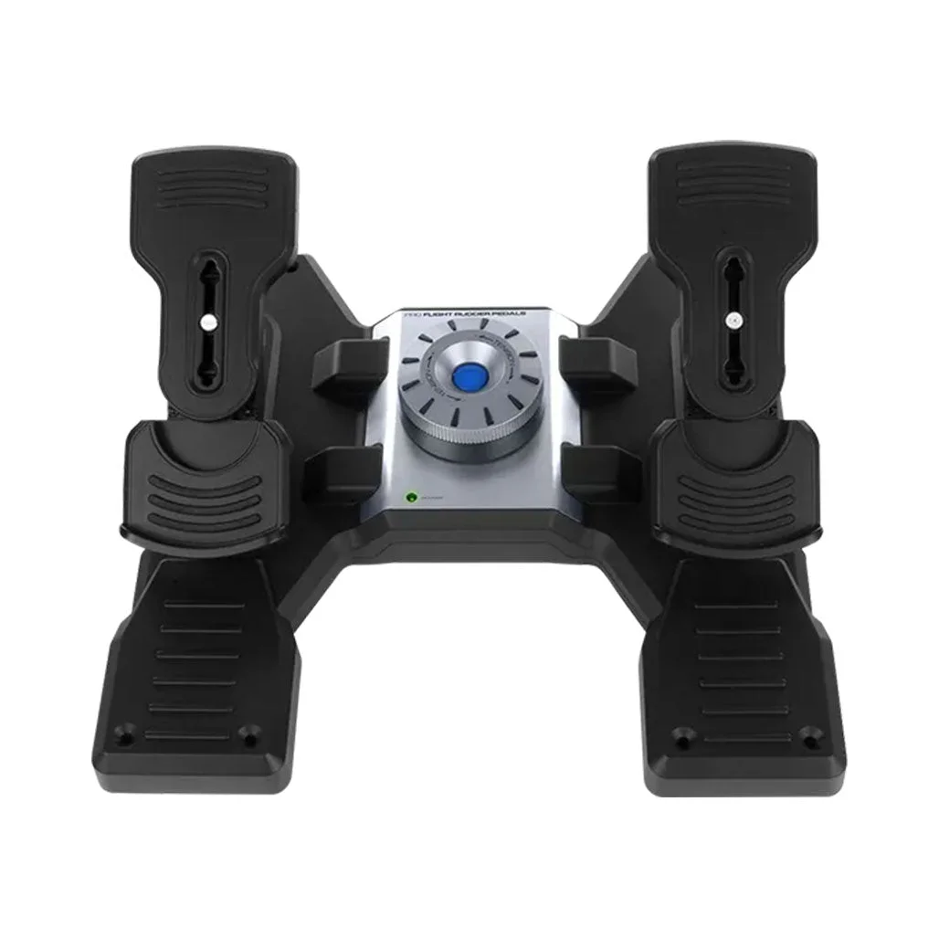Logitech 945-000005 Flight Rudder Pedals - Enhance Your Flight Simulation Precision