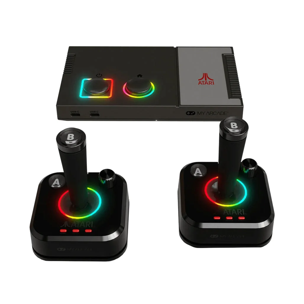 My Arcade Atari Gamestation Pro - Classic Atari Console with 200+ Games and Wireless Joysticks