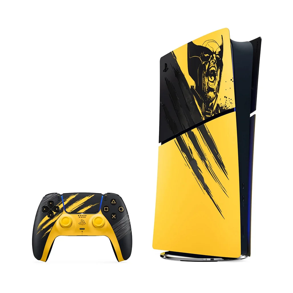 Sony PlayStation 5 Marvel's Wolverine Battle Yellow Limited Edition Bundle - Digital Edition