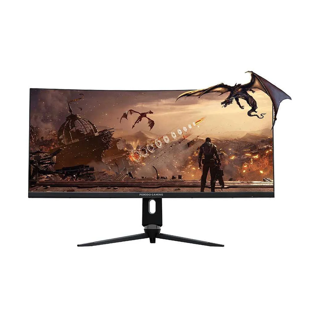 Porodo PDX524 - 34" Gaming 144Hz Ultra Wide-Curved Monitor