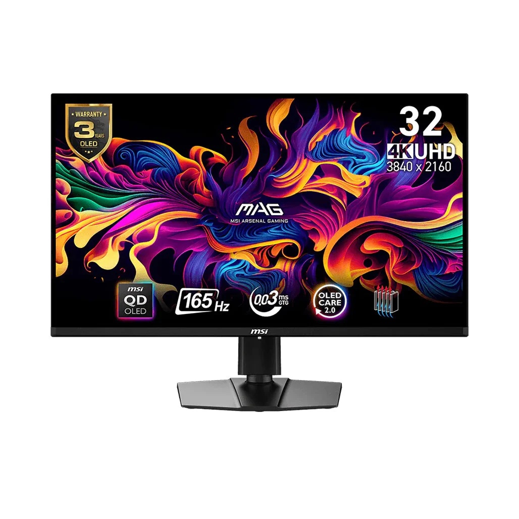 MSI MAG 321UP QD-OLED - 31.5" 4K UHD 165Hz Gaming Monitor