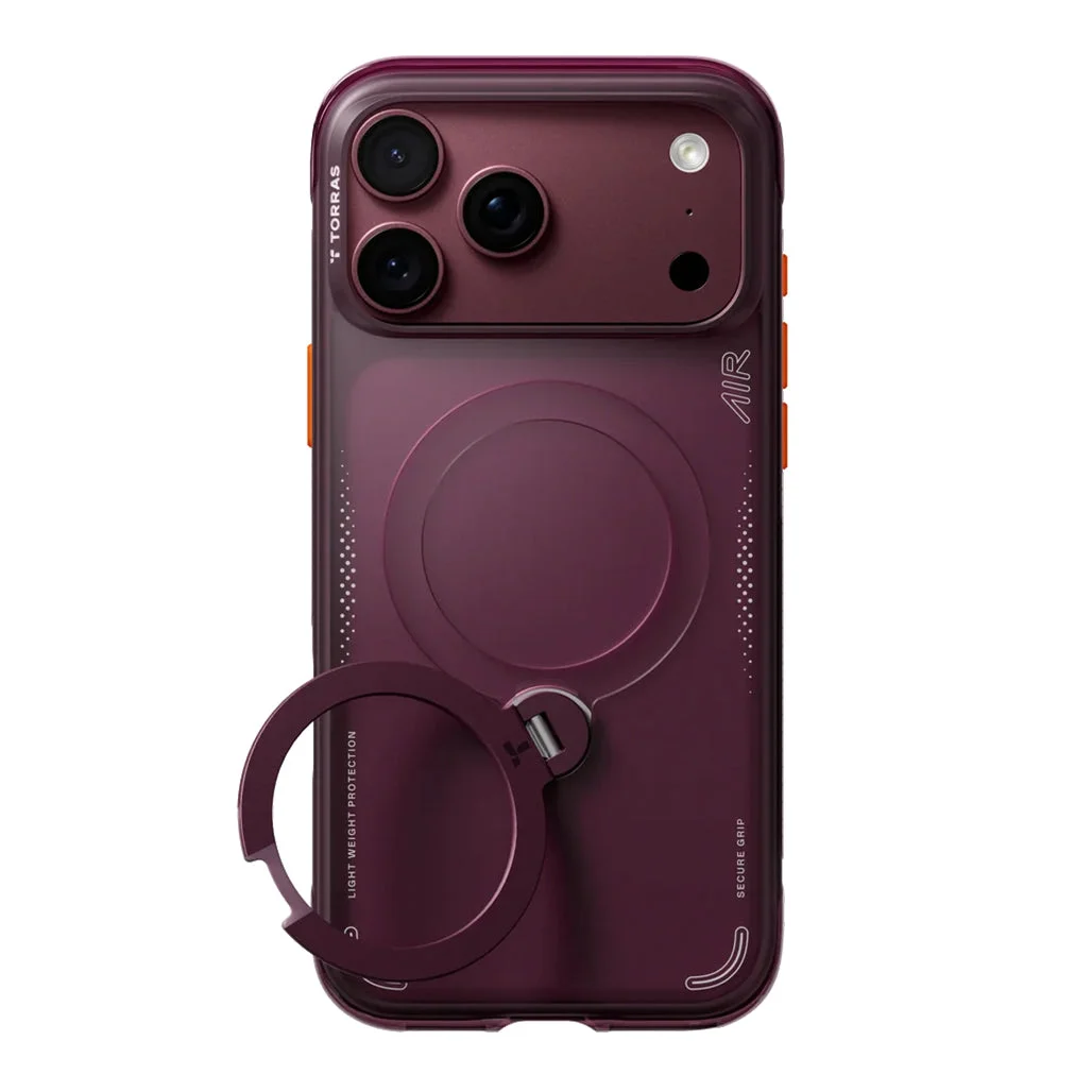 Torras Ostand Q3 Air - Magnetic Ring Stand Case for iPhone 18 Series