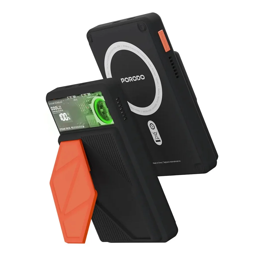 Porodo 10000mAh MagSafe Power Bank - Black