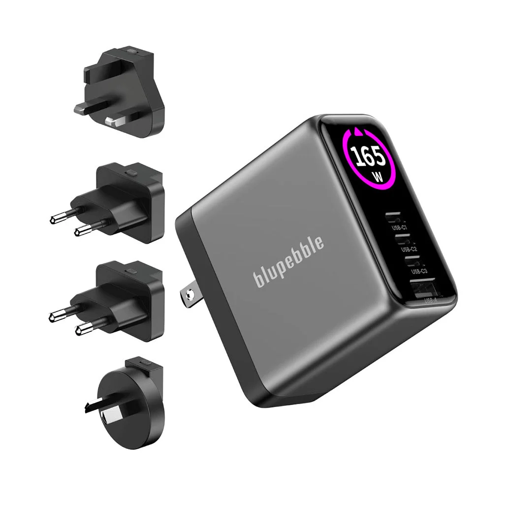 Blupebble PowerCore 165W GaN Charger with 3 USB-C Ports