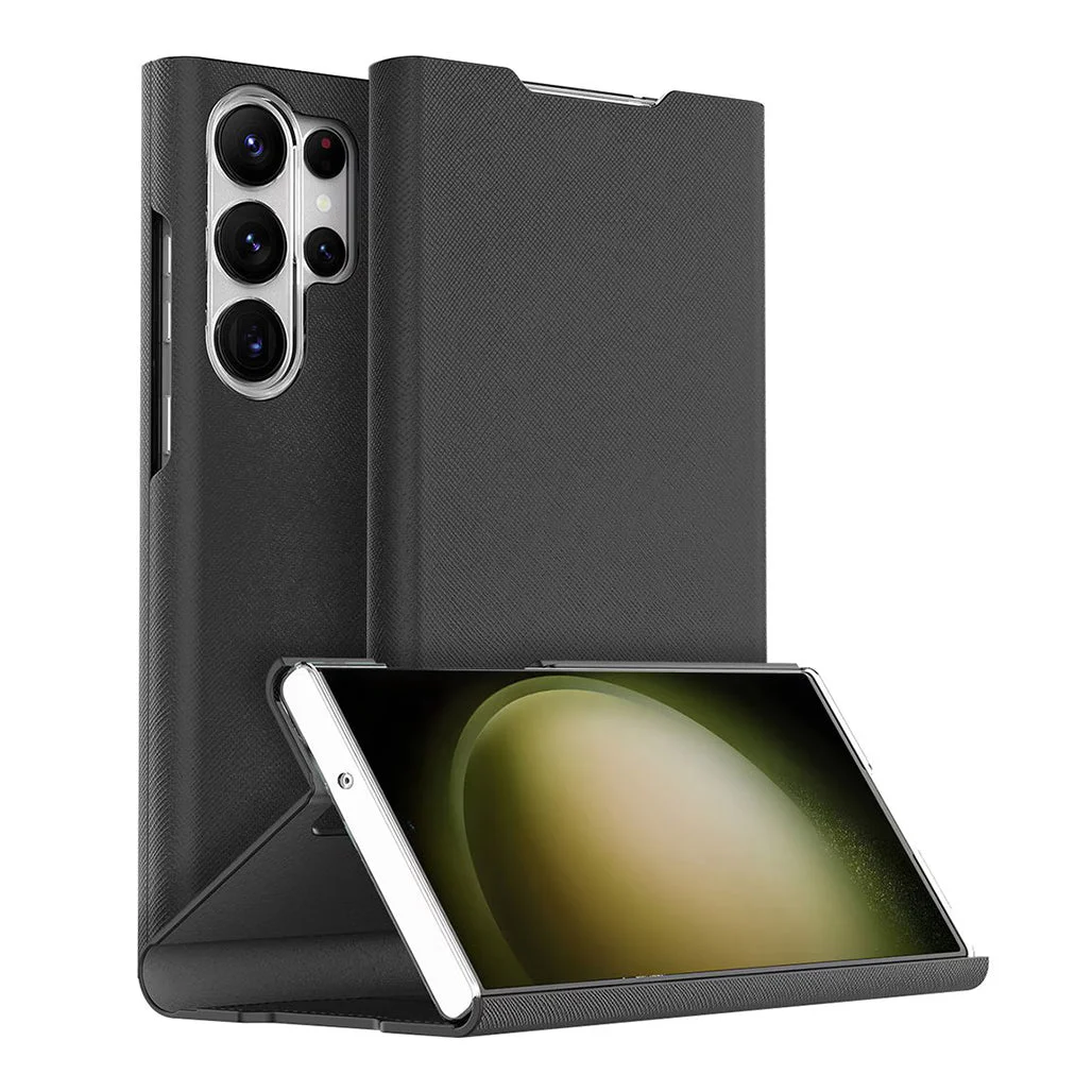Araree Bonet Stand Leather Case For Samsung Galaxy S26 Ultra
