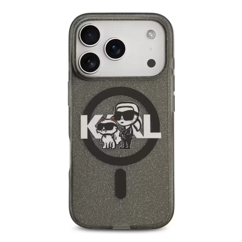 Karl Lagerfeld iPhone 17 Pro MagSafe Glitter Case