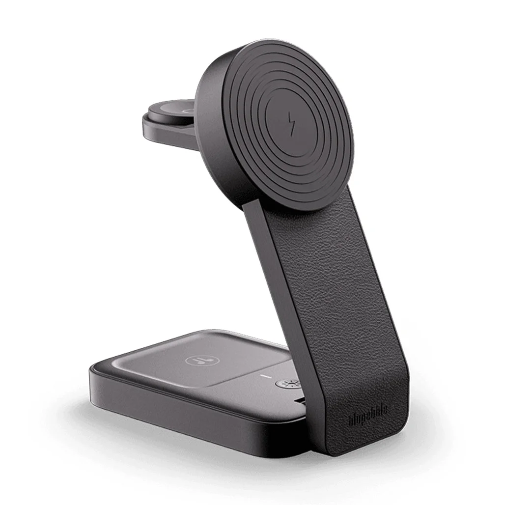 Blupebble 3 in 1 Qi2 Wireless Foldable MagSafe Charging Stand