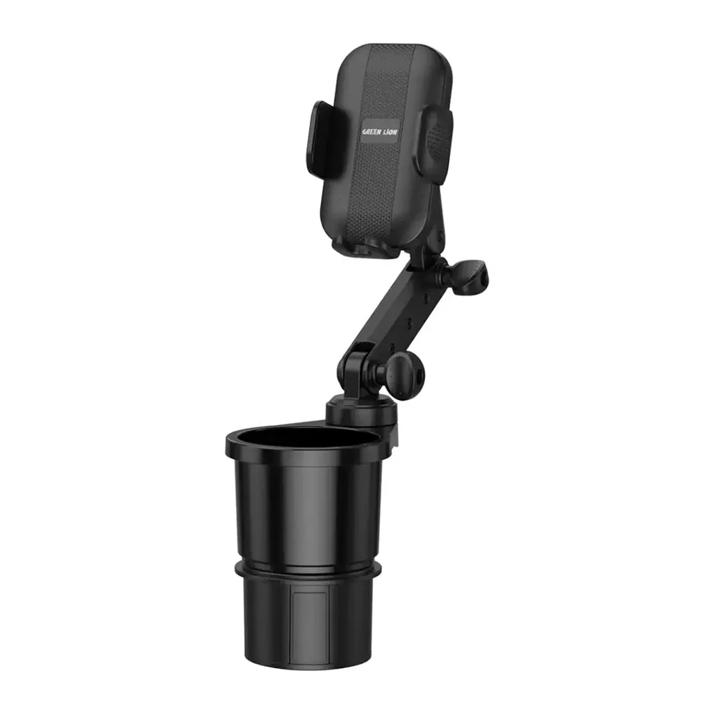Green Lion 2-In-1 FlexGrip Car Cup Holder & Phone Mount