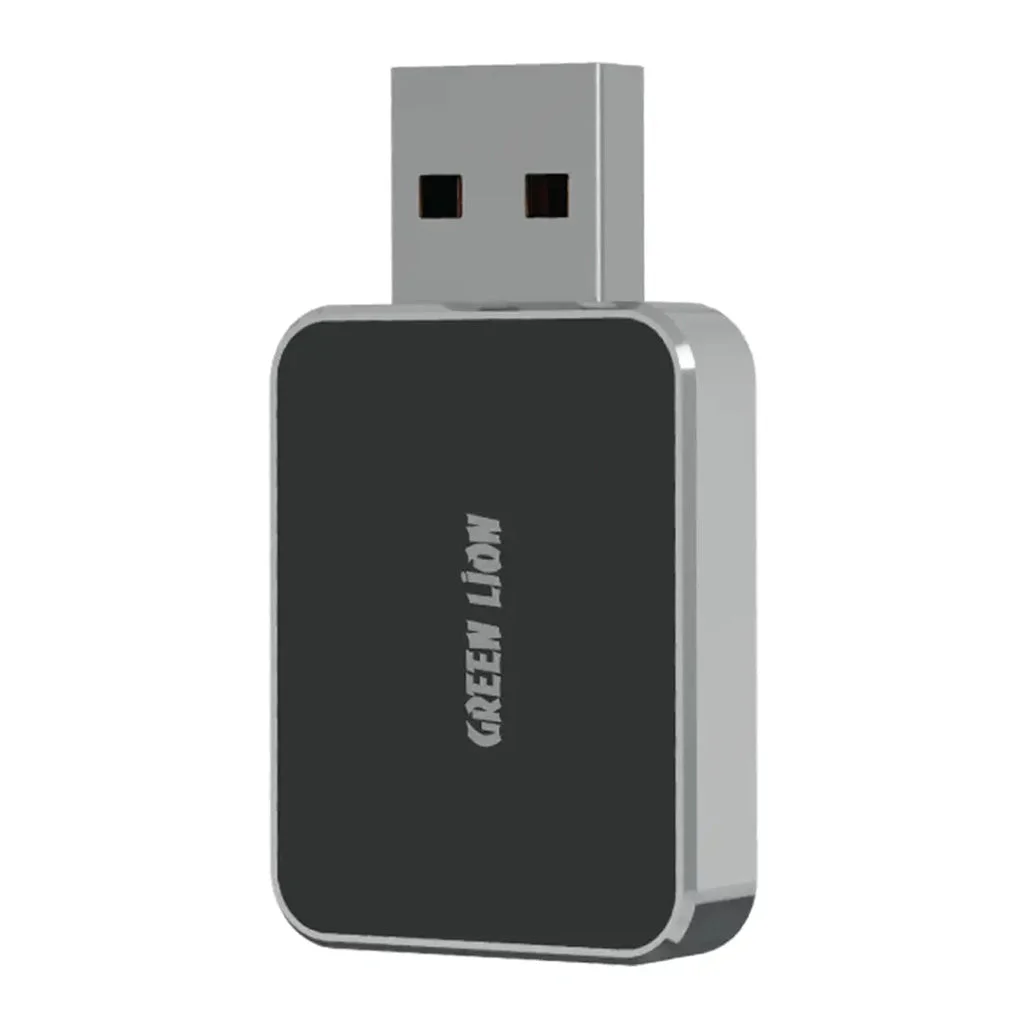 Green Lion Mini Wireless Adapter CarPlay & Android Auto - Black
