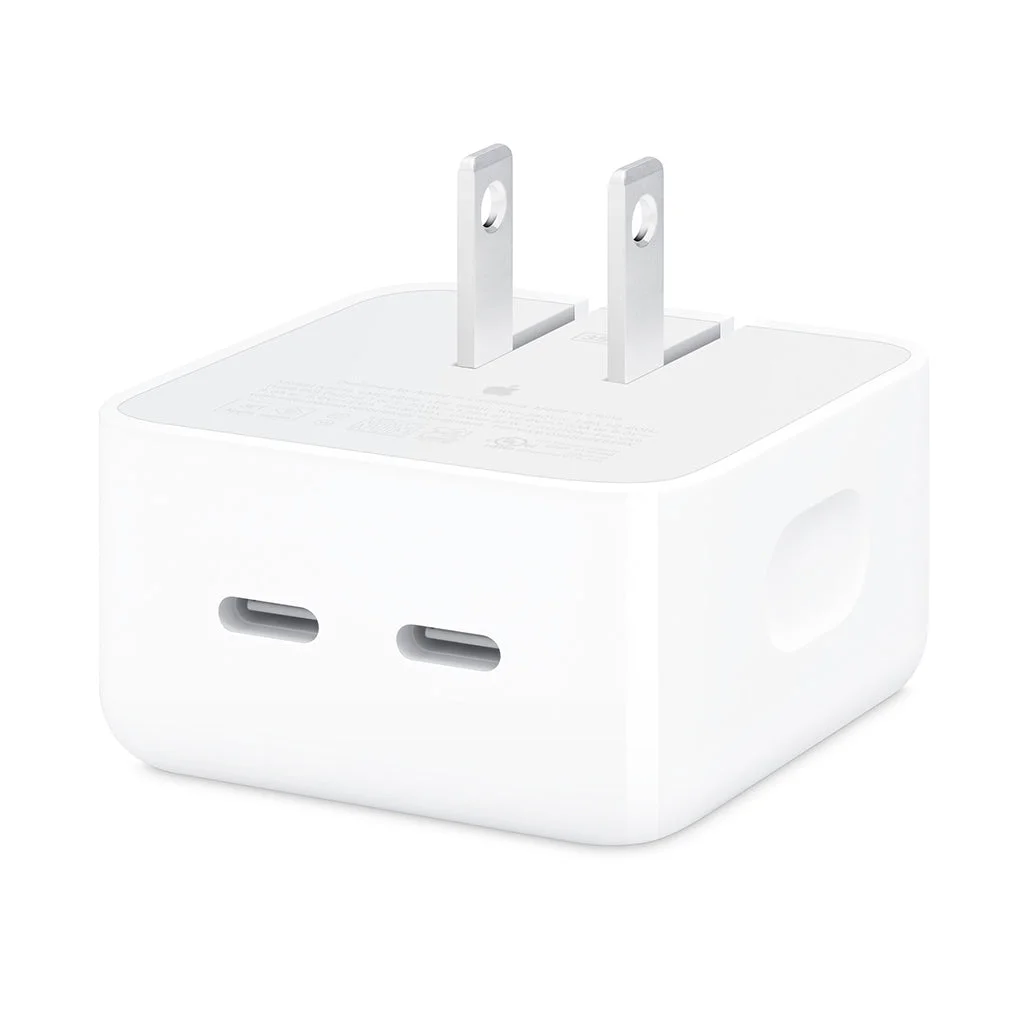 Apple 35W Dual USB-C Port Compact Power Adapter