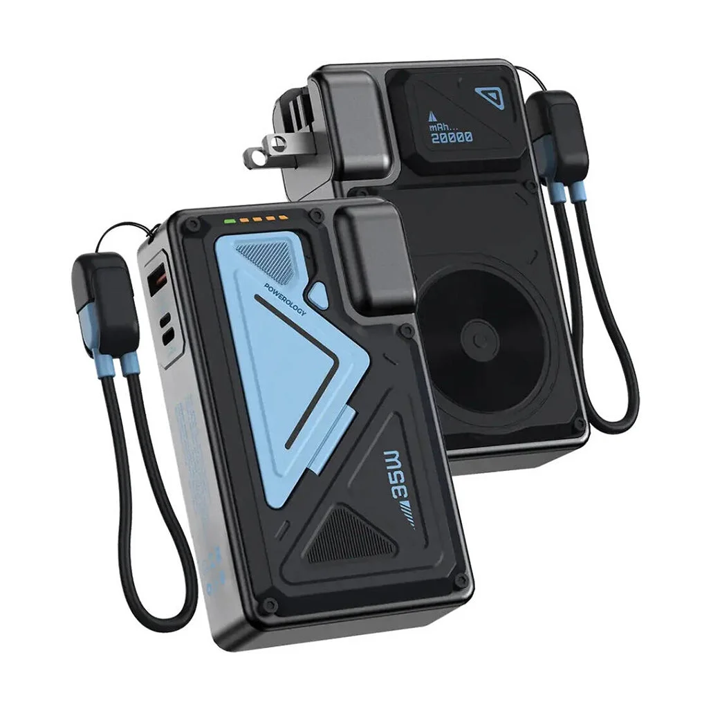 Powerology Wall Charger MagSafe Power Bank 20000mAh
