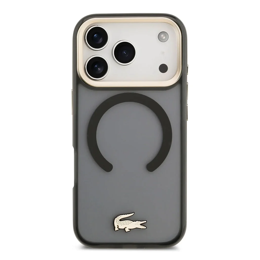 Lacoste MagSafe Transparent TPU+PC Frosted Case for iPhone 17 Pro