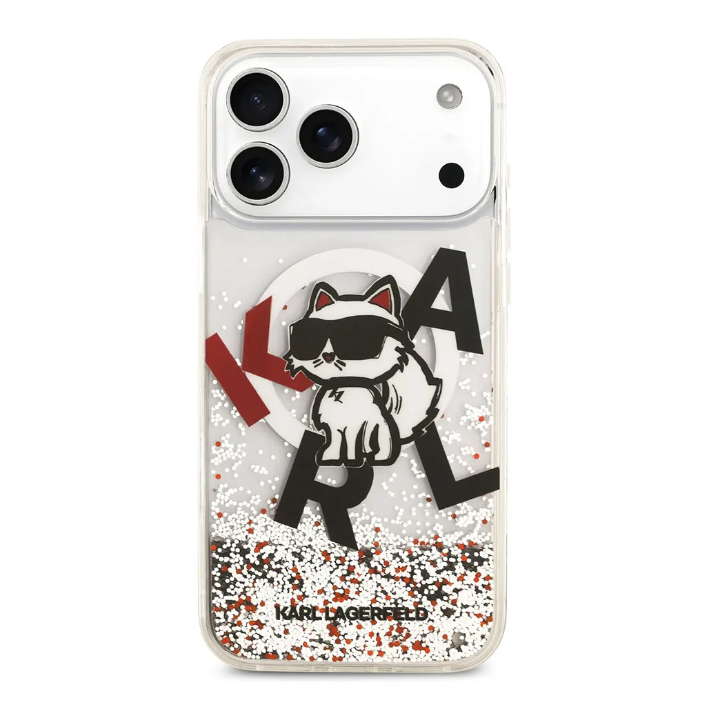Karl Lagerfeld MagSafe Liquid Glitter Case - iPhone 17 Pro Max