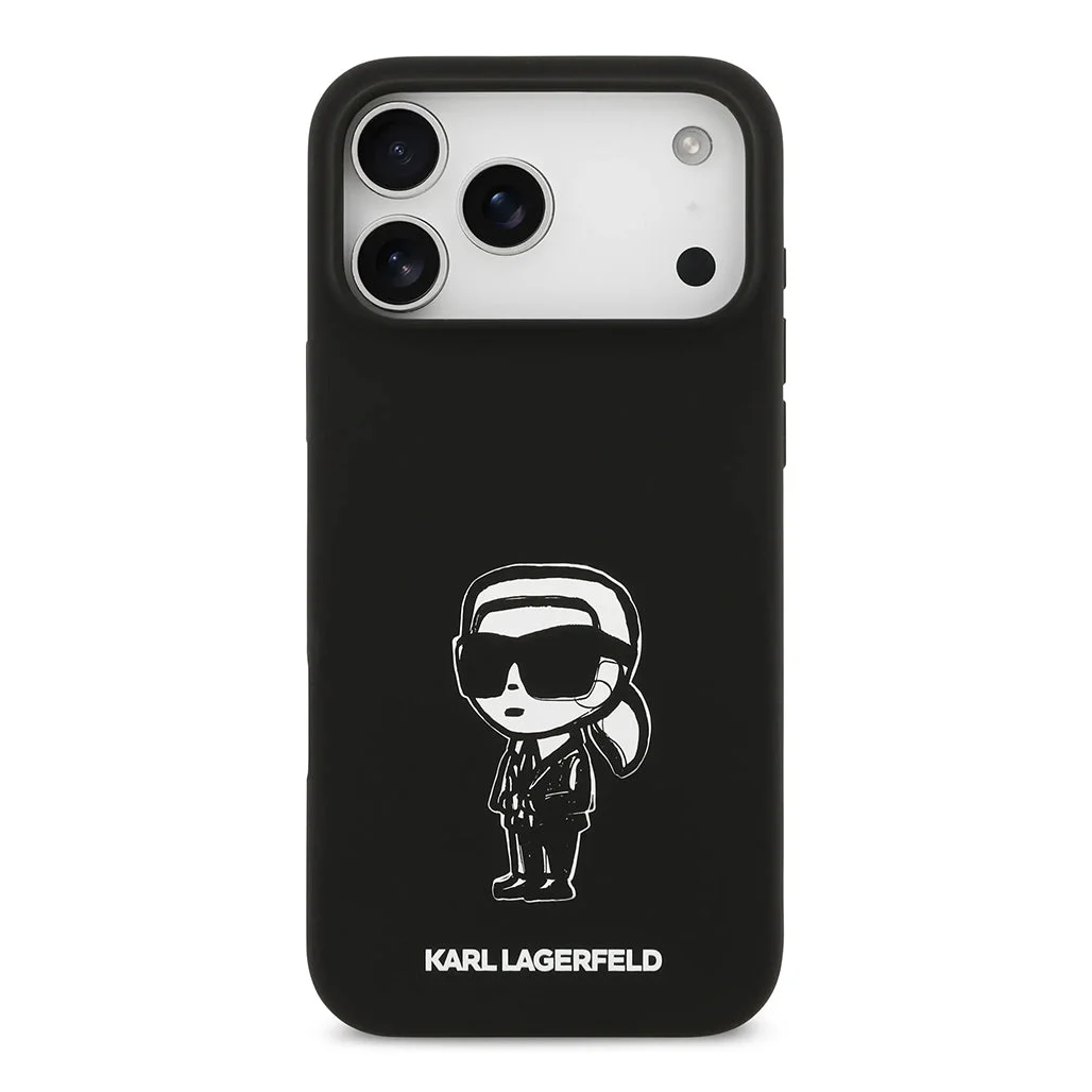 Karl Lagerfeld Liquid Case with Karl Sketch - iPhone 17 Pro Max