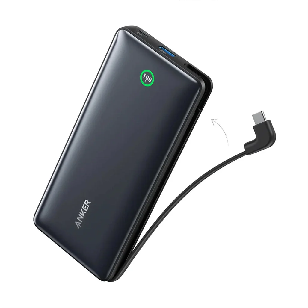 Anker Nano Power Bank 20000mah 30W Built-In USB-C Cable