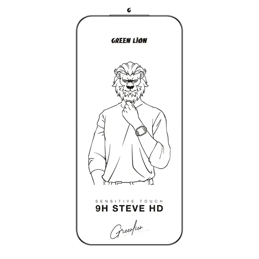 Green Lion 9H Steve For iPhone 17 / 17 Pro / 17 Pro Max