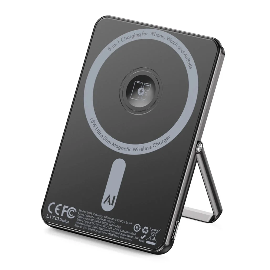 LITO LP03 15W Magnetic Power Bank 5000mAh