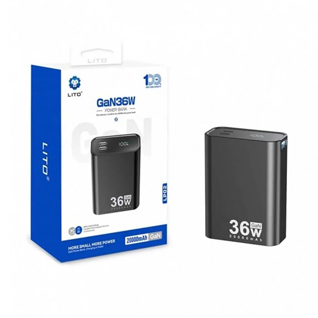 LITO LP02 20000mAh 36W GaN Power Bank
