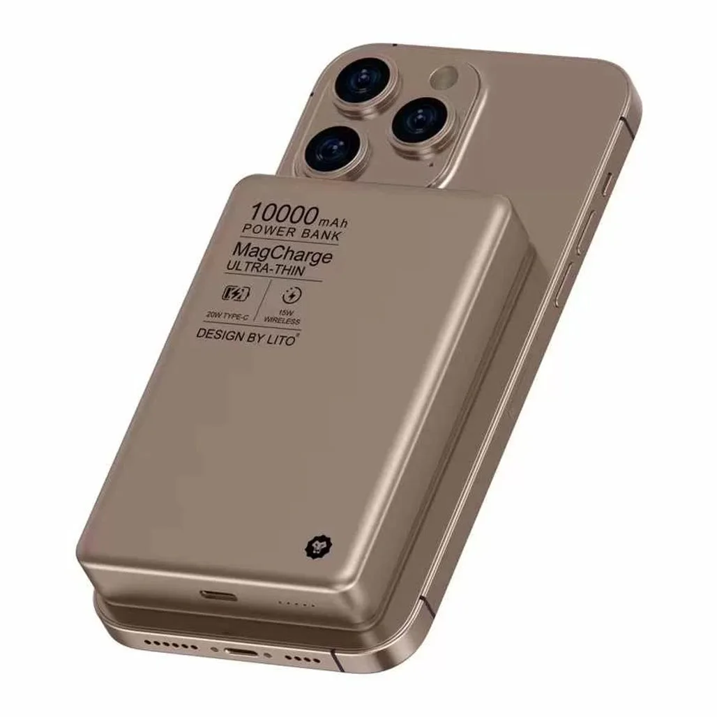 LITO LP01 10000mAh Magnetic Wireless Power Bank