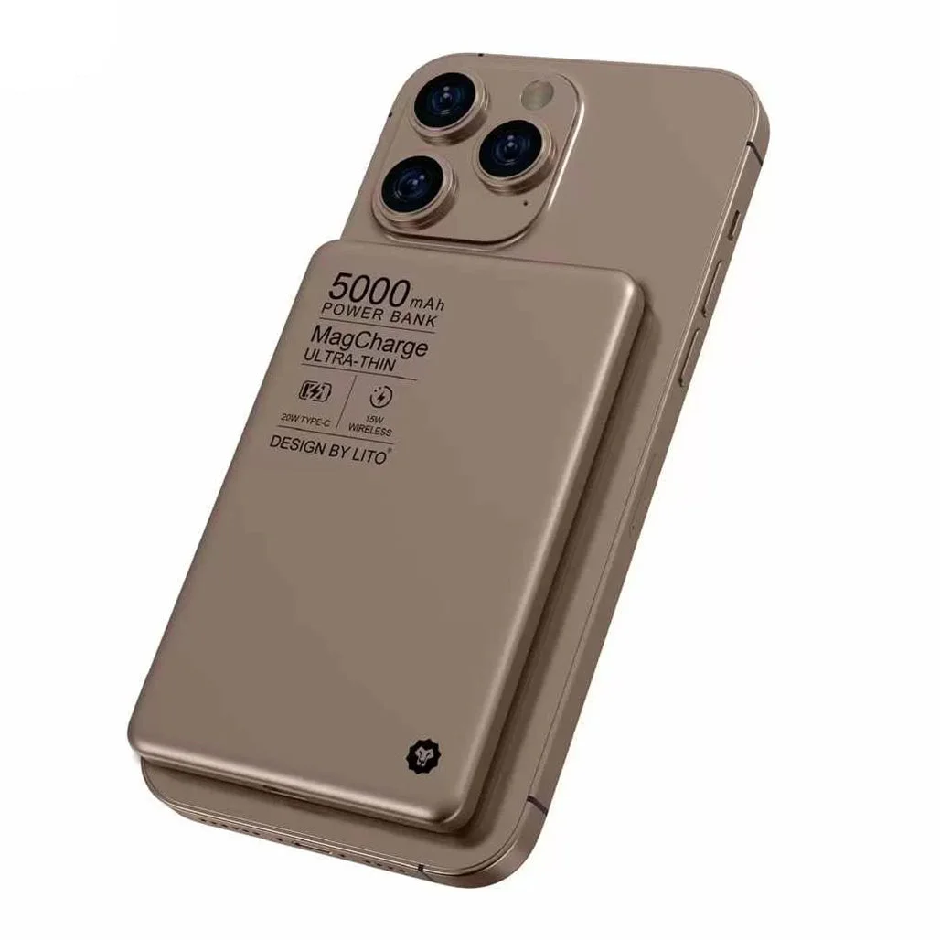 Lito LP01 5000mAh Wireless Magnetic Power Bank