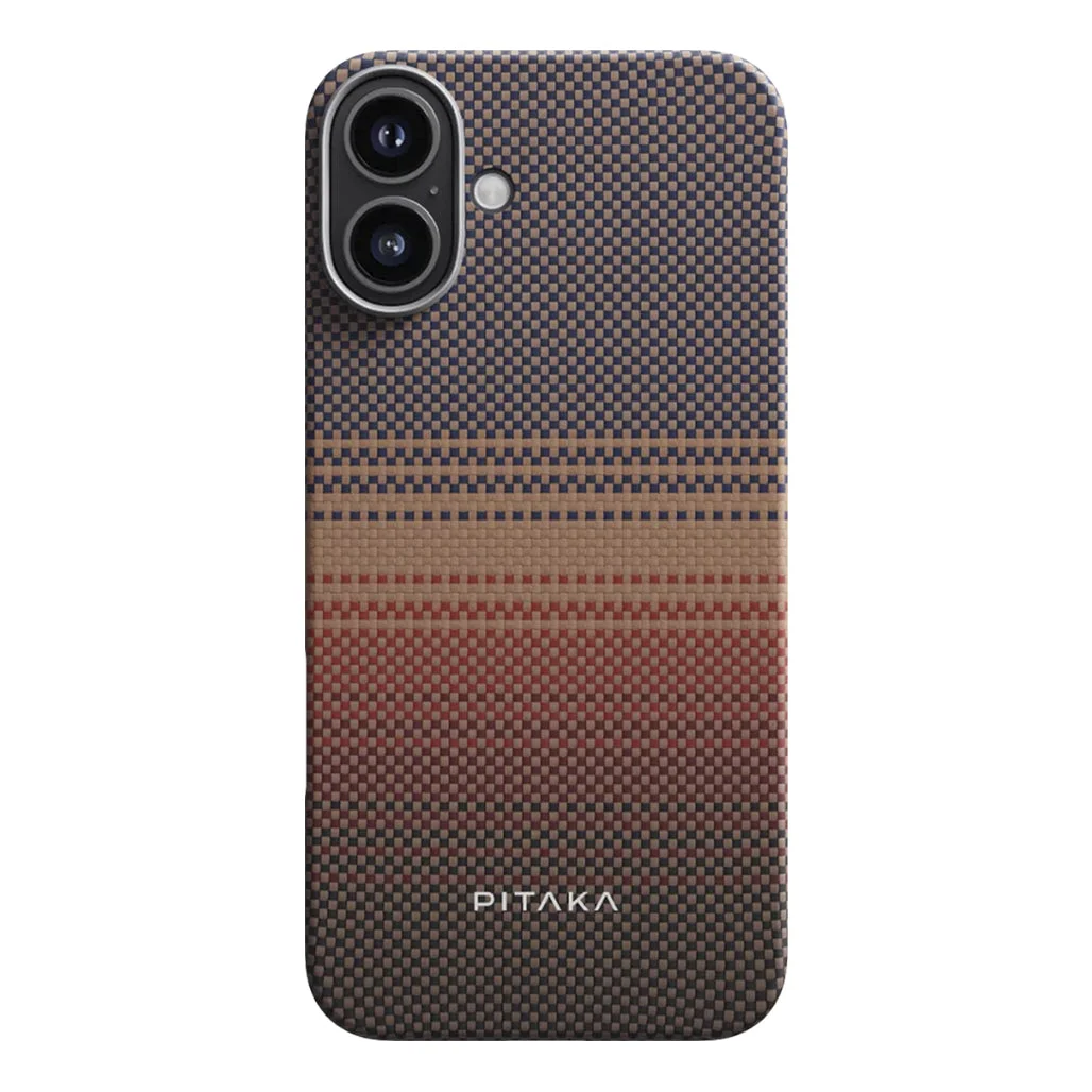 Pitaka Sunset Moonrise Tactile Woven Case for iPhone 16