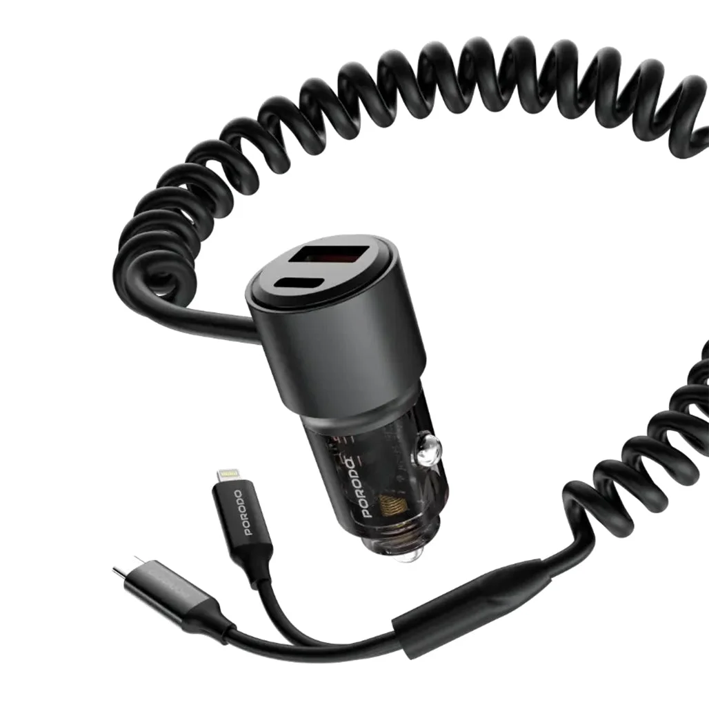 Porodo 95W High-Speed Multi-Device Car Charger