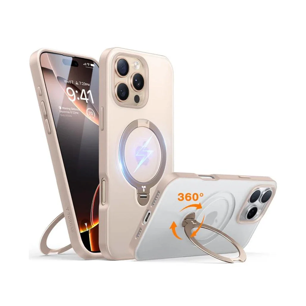 Torras 360° Spin Stand MagSafe Case for iPhone 16 Pro Max