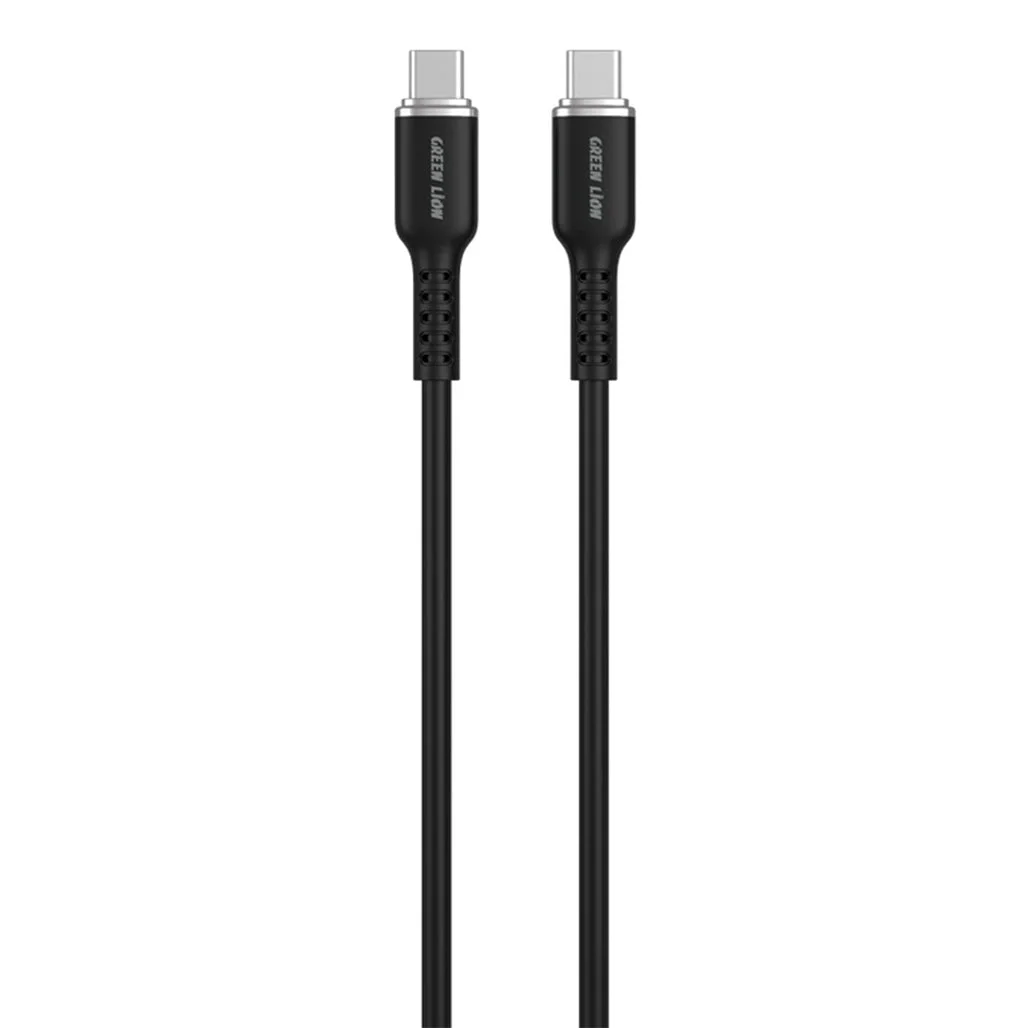 Green Lion USB-C to USB-C Silicone Cable - 1m