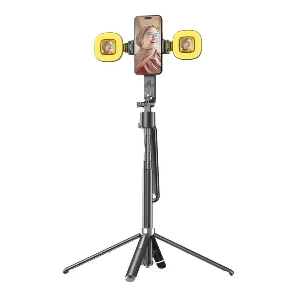 Porodo Selfie Stick Pro X - 360° AI Smart Tracking Tripod